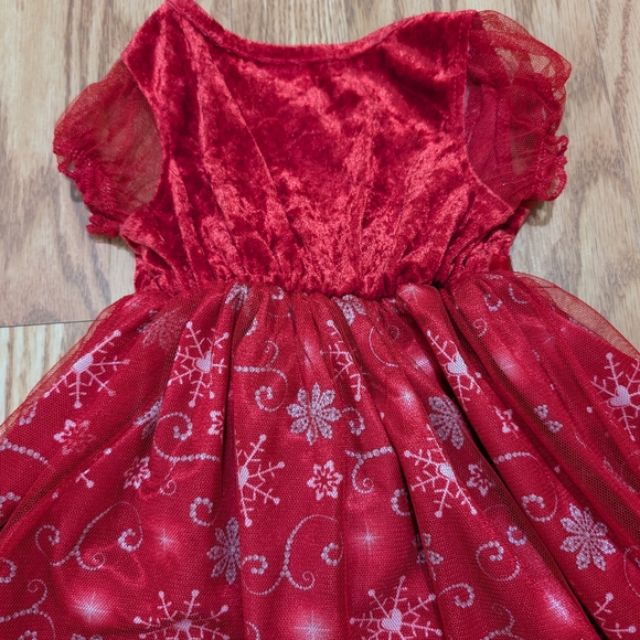 Disney Princess Red Holiday nightgown 18 Months - Picture 10 of 11